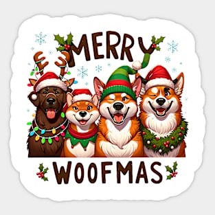 Jolly Woofmas Sticker